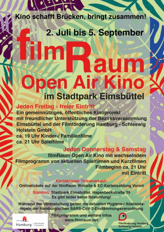 filmRaum OpenAir Kino //   Kino schafft Brücken, bringt zusammen!